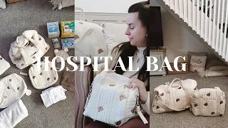 PACK MY HOSPITAL BAG WITH ME🤍 SECOND TIME MUM UK🫶🏼