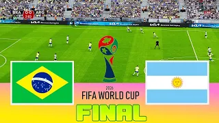 BRAZIL vs ARGENTINA - Final FIFA World Cup 2026 Spain - Camp Nou | Full Match All Goals