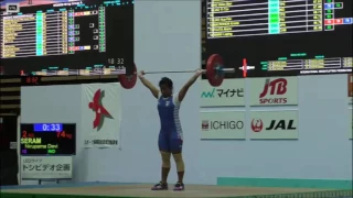 2016 Asian  Youth and Junior Weightlifting W 69 kg