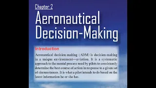 FAA Pilot's Handbook of Aeronautical Knowledge Chapter 2 Aeronautical Decision-Making