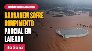 BARRAGEM DE HIDRELÉTRICA SOFRE ROMPIMENTO PARCIAL DEVIDO AO TEMPORAL NO RS