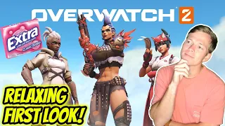 Overwatch 2 ASMR | A Relaxing First Look - Gum Chewing & Whispering