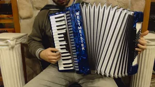 WELTACHIII72BL - Blue Weltmeister Achat Piano Accordion LMM 34 72 $2499