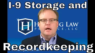 What should an employer know about I-9 storage and recordkeeping?