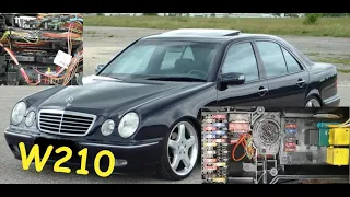 Mercedes w210 All Fuses and Relays Location E220 E320 CDI