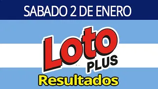 Resultado del Loto Plus del Sabado 2 de Enero de 2021