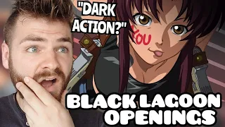 First Time Hearing 'BLACK LAGOON' Openings & Endings (1-2) | New Anime Fan! | REACTION