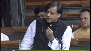 Dr. Shashi Tharoor on the Ministry Of Human Resource Development