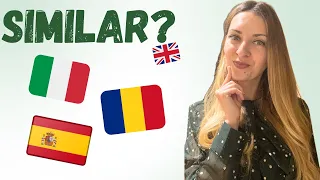 ITALIAN vs SPANISH vs ROMANIAN (Romance languages comparison - phrases)