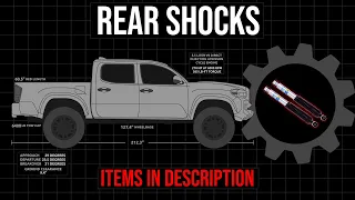 How to Replace Rear Shocks Tacoma 2005-2023 (Bilstein 5100)