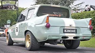 SCREAMING Ford Anglia BDG || Onboard COSWORTH Swap Drifting