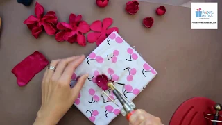 Leather Pompom Rose Tutorial video