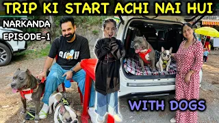 Trip Ki Start Achi Nai Hui 😫 NARKANDA Ep. 1 | Spiti Trip with Dogs by Fortuner | Delhi to Spiti