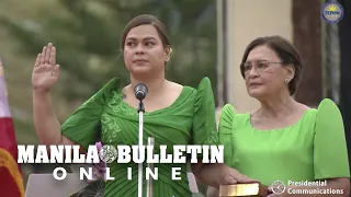 Sara Duterte takes Oath of Office as the 15th Vice President of the Philippines