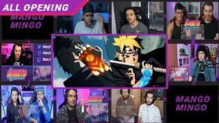 Boruto: Naruto Next Generations OPENING 1-9 || REACTION MASHUP