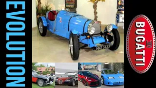 Эволюция Бугатти (1910-2022). Bugatti Evolution (1910-2022).