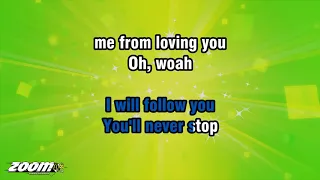 Sonia - You'll Never Stop Me From Loving You - Karaoke Version from Zoom Karaoke