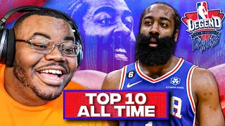 HE HAS JAMES HARDEN TOP 10 ALL-TIME?!