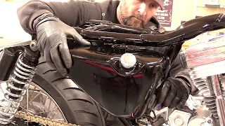 Harley Sportster Project, Paintwork and Wiring Harness Rebuild !