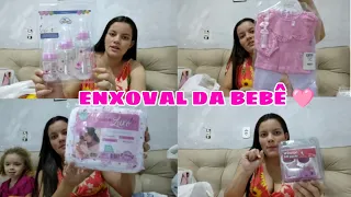 ENXOVAL DA BEBÊ ECONÔMICO🩷 MUITA COISA LINDA ❣️