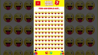Can You Solve This 20-Second Emoji Riddle? #find the odd emoji