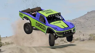 Trophy Truck - Dakar Rally Crashes #1 | BeamNG Drive