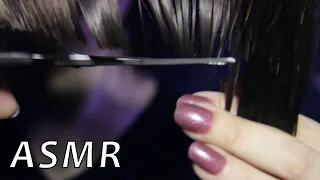 ✂️ АСМРПарикмахерская без слов Подстригаю челкуHairdresser ASMR Roleplay