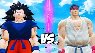 GOKU VS RYU - DRAGON BALL VS STREET FIGHTER