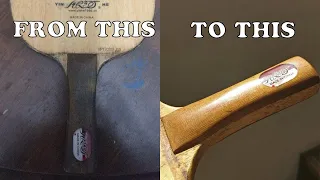 How to Restore, Seal and Polish your Table Tennis racket