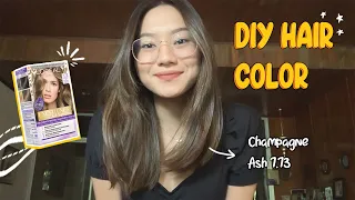 get unready with me + diy hair color | L'Oreal