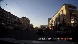 Тверь 14.03.2015 наезд на пешехода