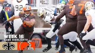 New Orleans Saints vs. Cleveland Browns | 2022 Week 16 Game Highlights