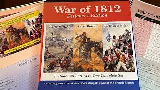 War of 1812: Designer's Edition (BMG) - Unboxing & Overview