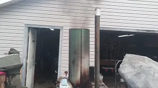 Big ass rocket heater.