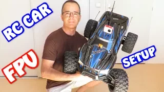 RC CAR FPV X-MAXX TRAXXAS - SETUP - DESCRIPTIF VOITURE + MATERIEL