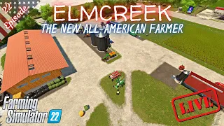 THE NEW ALL AMERICAN FARMER - LIVE Gameplay Episode 22 - Farming Simulator 22