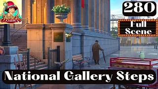 JUNE'S JOURNEY 280 | NATIONAL GALLERY STEPS (Hidden Object Game) *Full Mastered Scene*