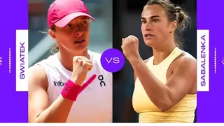 Iga Swiatek 🇵🇱 ❤️ vs Aryna Sabalenka 🇧🇾❤️ Live WTA Tennis Final Madrid 🏆