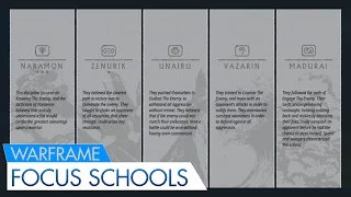 Warframe Focus Schools (Quick Tip)