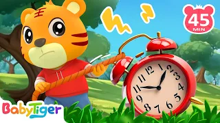 Hickory Dickory Dock🐒🐟️🦁Animals Playing With Clock + More Animal Songs & Nursery Rhymes - BabyTiger