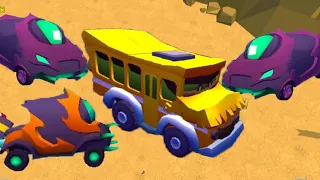 Первый выезд Автобуса. Car Eats Car 3D. Серия 5