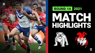 Bulldogs v Dragons Match Highlights | Round 14, 2021 | Telstra Premiership | NRL