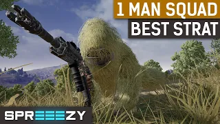 PUBG 1 Man Squads - sprEEEzy uses the Fuzzface Strategy