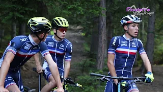 Training for French Junior XC Mountain Bike Team 