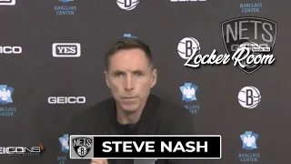 Coach Nash Reacts to Kyrie Irving Ejection | Nets vs Lakers