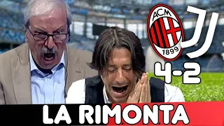 7/07/20 MILAN-JUVENTUS 4-2 CRUDELI SHOW IL MILAN LA RIBALTA OPPINI DELUSO 7Gold INFARTO PER CRUDELI!