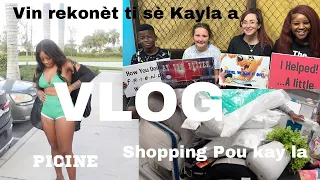 VLOGMAS: ANN AL NAN PICINE 🏊🏽‍♀️ | PATI A TI SÈ KAYLA| MW MET KOULÈ SOU MI AN| SHOPPING POU KAY KA