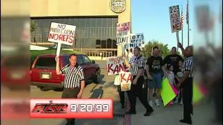 WWE referees go on strike in September of 1999