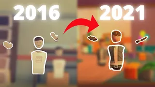 Rec room tutorial comparison (2016-2021)