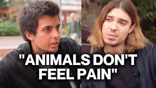 “Plants could feel MORE than animals” - Hunter debates vegan.